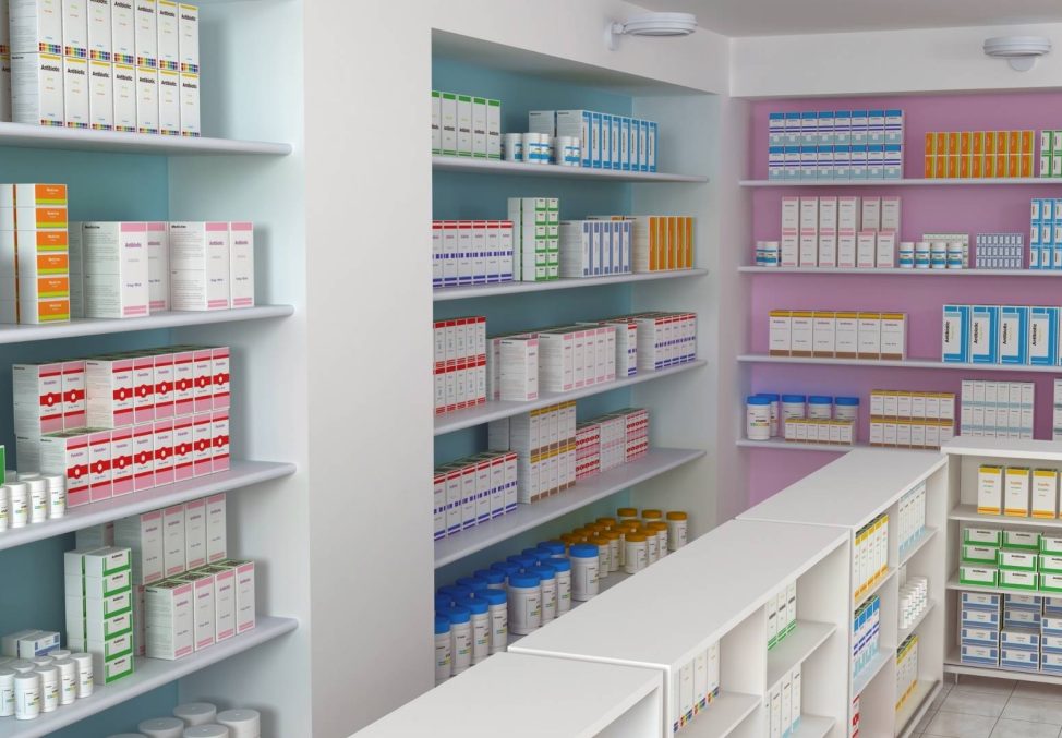 UK Healthcare An empty pharmacy